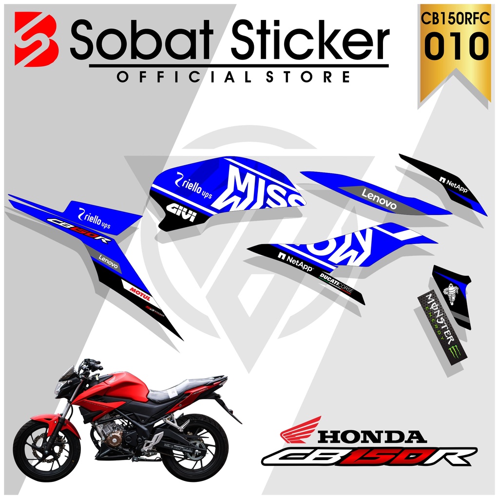 STRIPING CB150R FACELIFT - STRIPING VARIASI HOLOGRAM CRHOME VINYL HONDA CB150R FACELIFT 010
