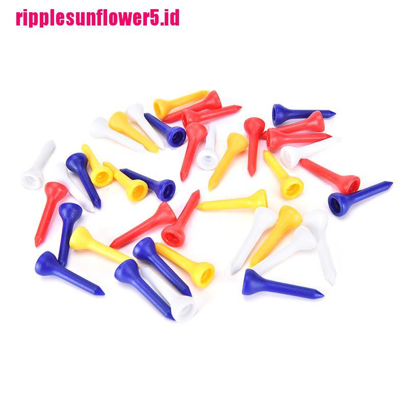 100pcs Bola Golf Profesional Bahan Plastik Ukuran 36mm