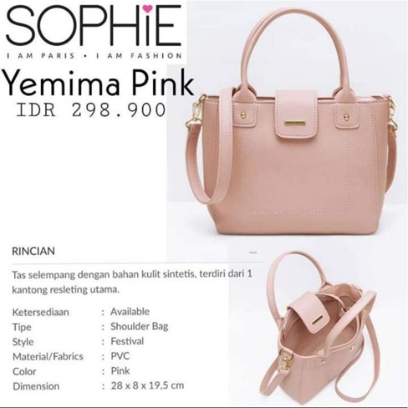 tas sophie YEMIMA PINK