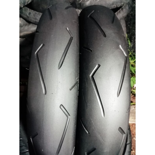 1 pasang ban MIZZLE MR 01 roadres balap ukuran 90/80 ring 14...