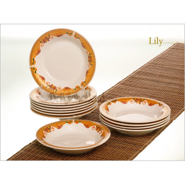 piring lontong / piring makan 9 inch Vicenza P131 (1 lusin)