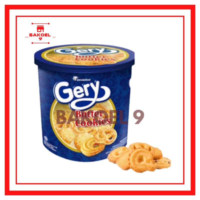 Jual Gery Butter Cookies 300 Gr Kemasan Kaleng Terlaris Shopee Indonesia