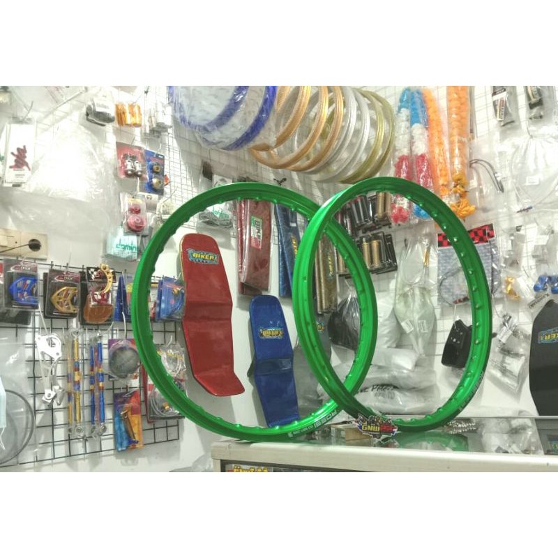 Lingkaran velg  ring 17 v_rossi 120/140x17 green