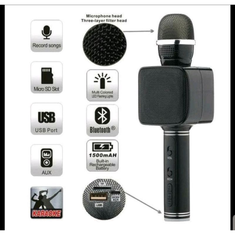 Speaker mic bluetooth YS-68/ microphone bluetooth wireless ys68