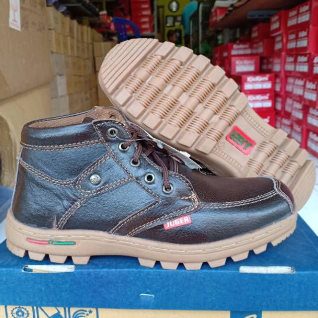 Sepatu boots juger kulit asli kode JG 006