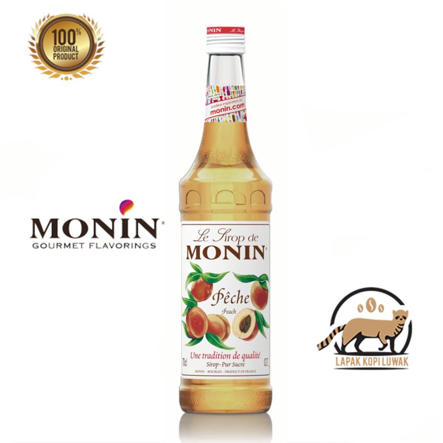 

Peach Syrup merk Monin