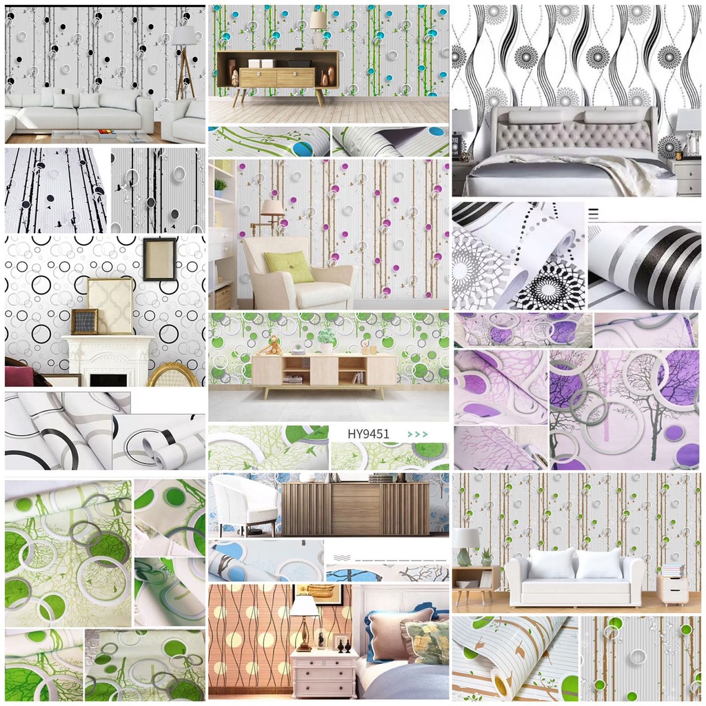 WALLPAPER DINDING KAMAR TIDUR WALLPAPER TEMBOK RUANG TAMU WALLPAPER DAPUR DINDING STIKER KARAKTER