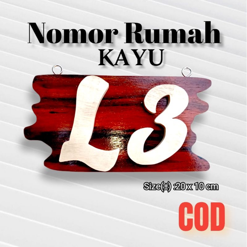 Nomer Rumah Minimalis, Nomor Rumah Kayu solid, Nomer rumah kayu, Alamat rumah kayu, Nomor kamar kos