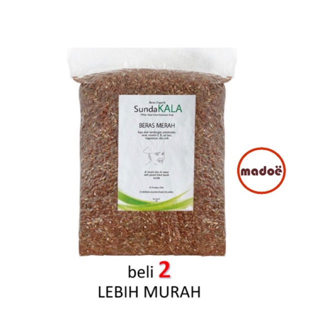 

Beras Merah Organik SundaKala @1kg SOSOH