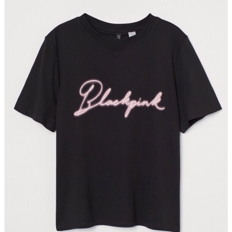 H&M T Shirt BLACKPINK