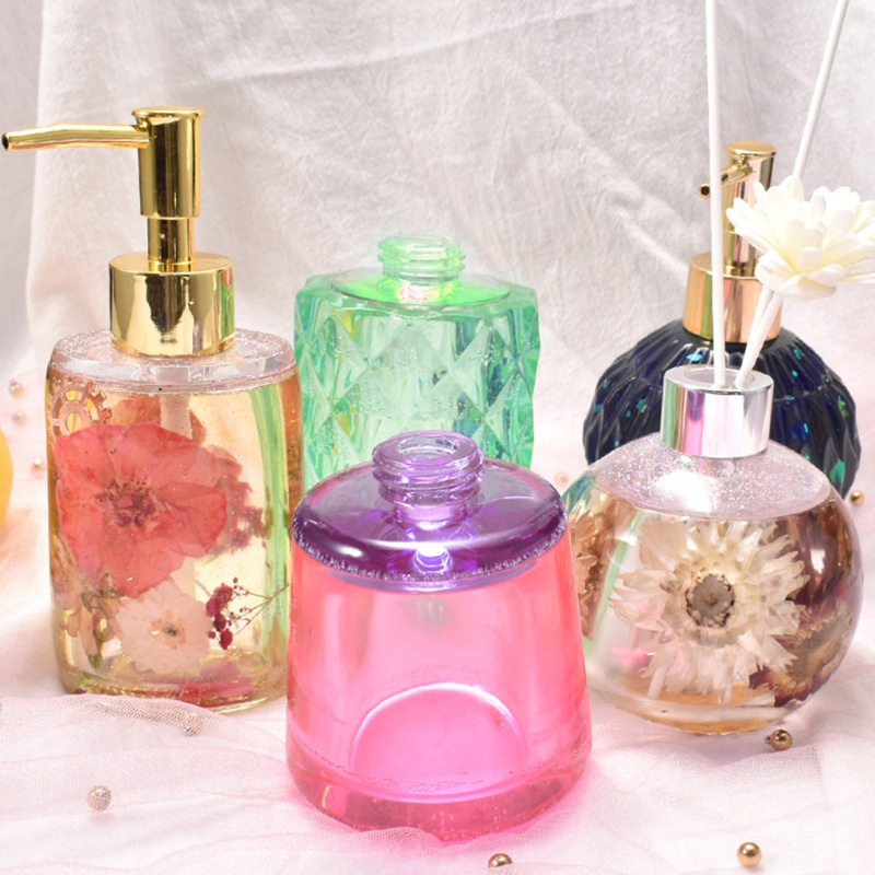 Siy Cetakan Epoxy Resin Bentuk Botol Parfum / Kosmetik Bahan Silikon Untuk Kerajinan Tangan Diy