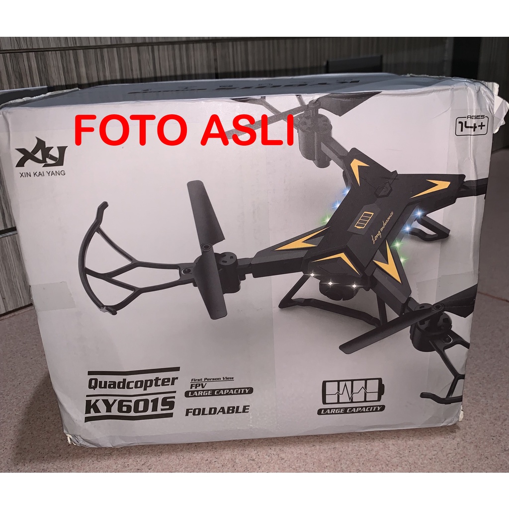 Drone KY601S Foldable Drone 1080P - Black