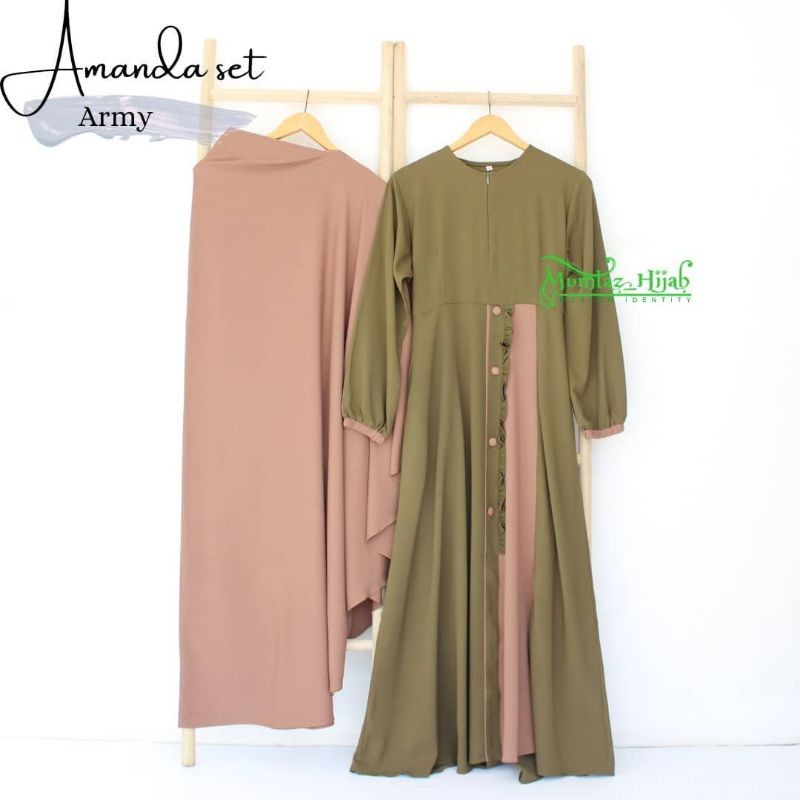 SET GAMIS AMANDA ORY MUMTAZ HIJAB
