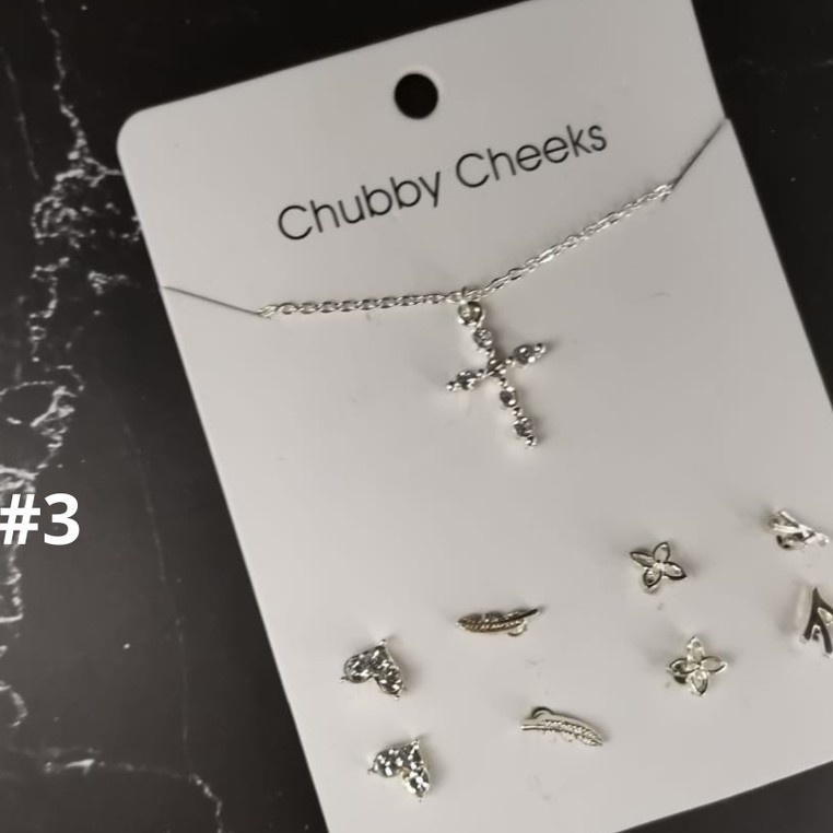 ➰CKK➰Kalung Anting Set FA05 Fashion Wanita Korea Aksesoris Murah-#3