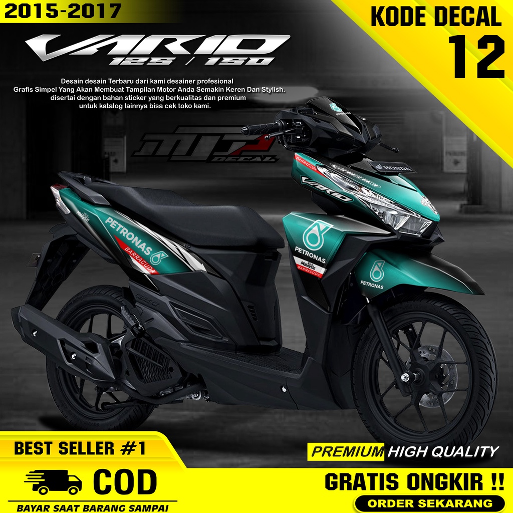 (PALING DICARI) Decal Sticker Vario led 125 150 full body - Dekal Stiker Striping lis Vario 2015/201