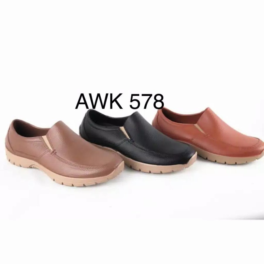TERMURAH Sepatu Pantofel pria karet / Sepatu karet Pro ATT AWK 578