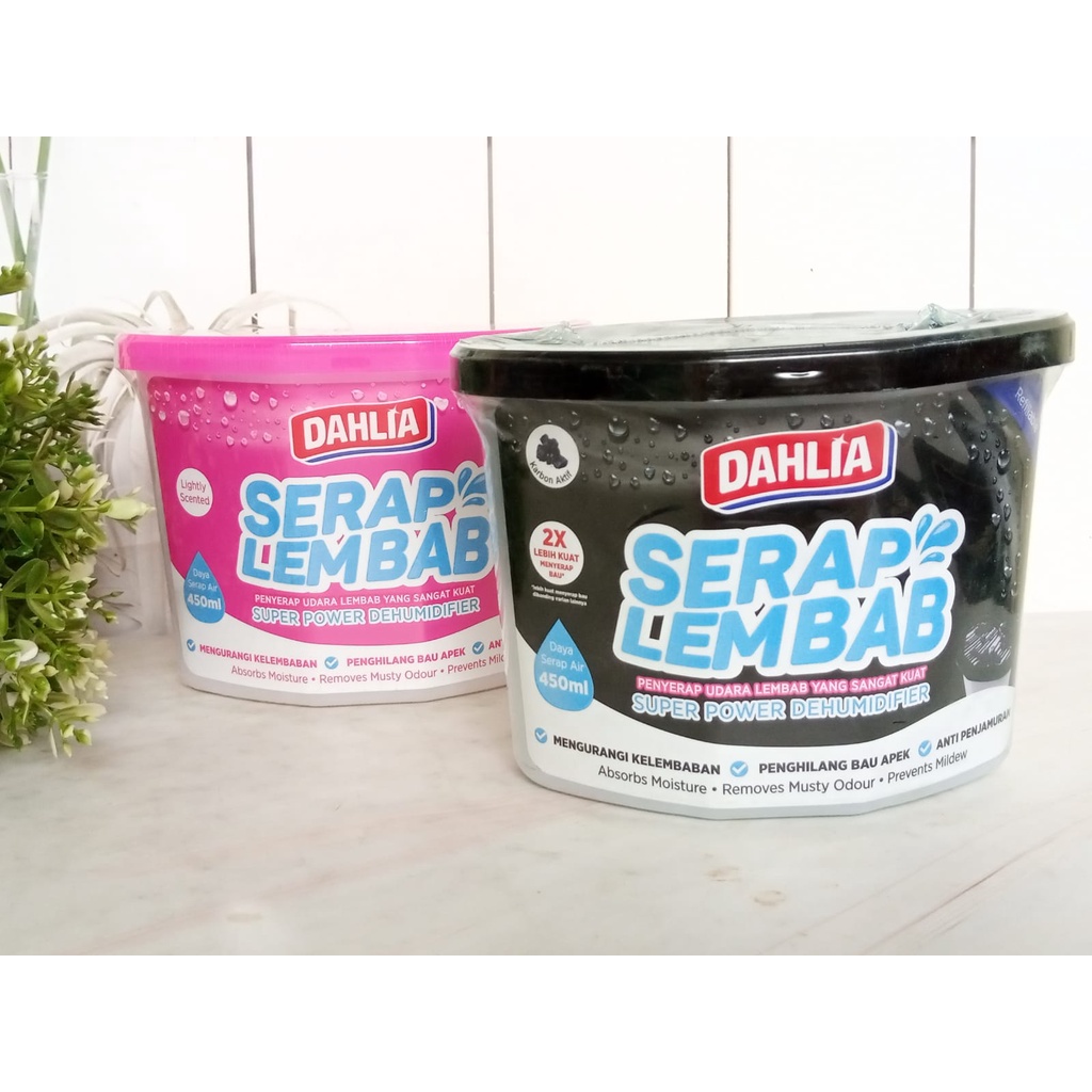 Dahlia Serab/Serap Lembab dan Bau dengan Karbon Aktif