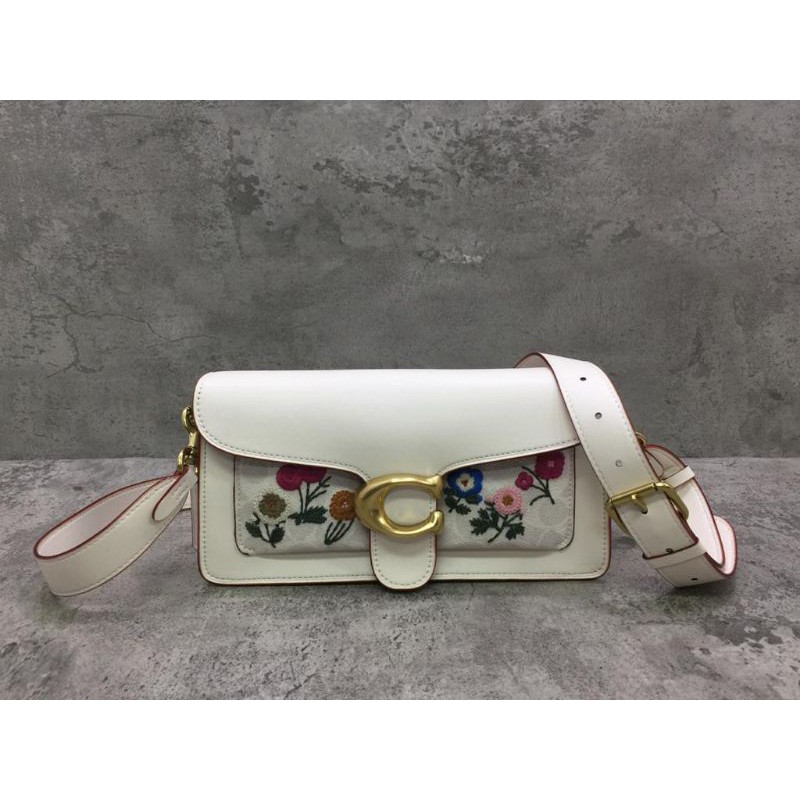 Coach Tabby Shoulder Bag With Floral Embroidery