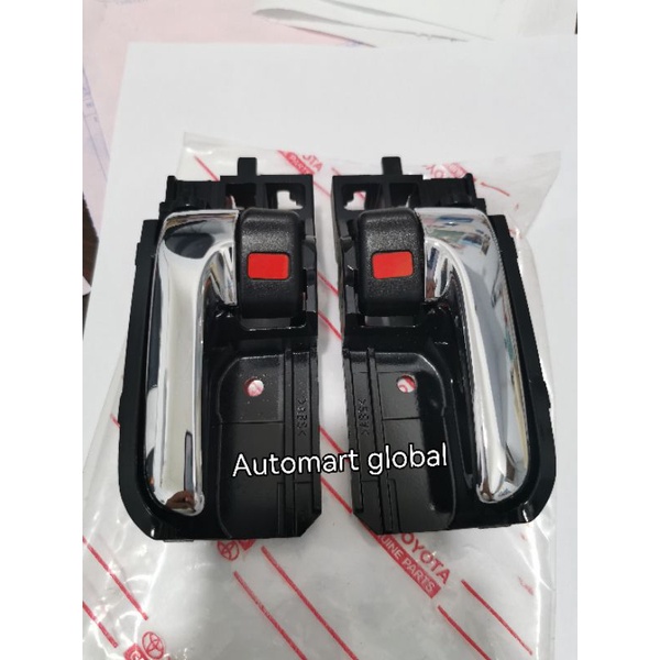Handle pintu dalam toyota fortuner hilux innova rush terios set 2pc original
