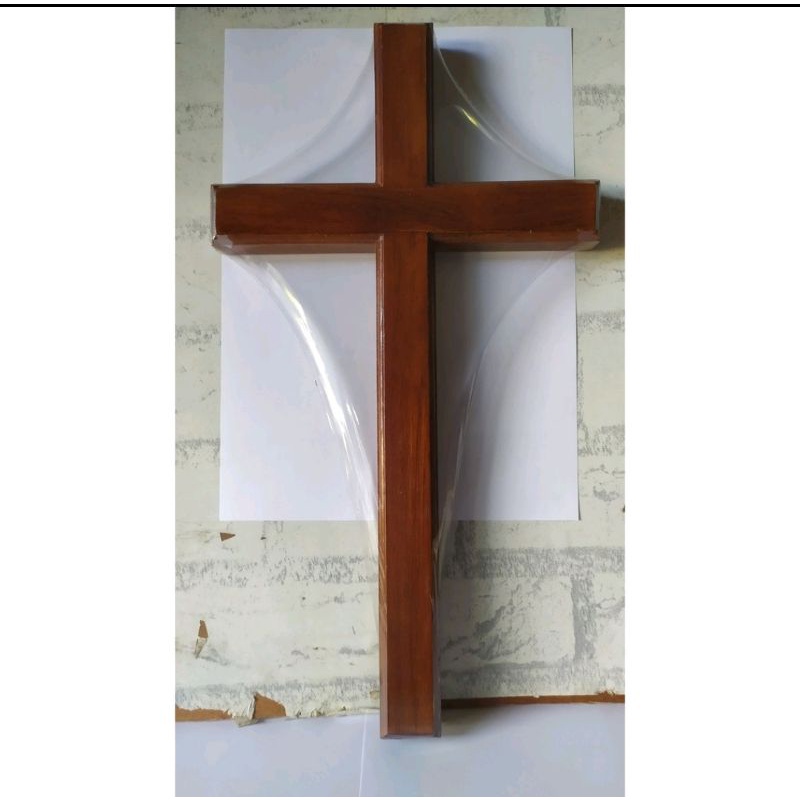 SALIB DINDING MINIMALIS SALIP YESUS KAYU JATI BESAR