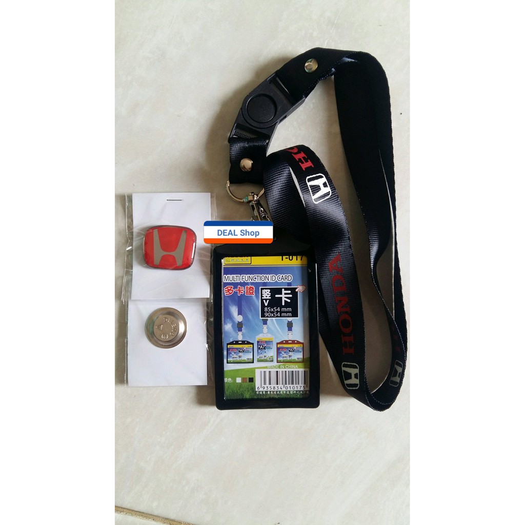 

Order Langsung Satu Set Pin Honda dan Tali id Card Hitam Diskon