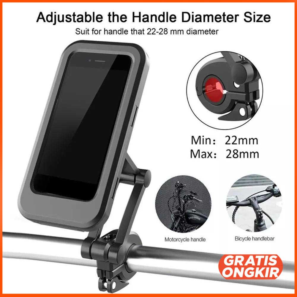 Holder Smartphone Sepeda Adjustable Bicycle Phone Case