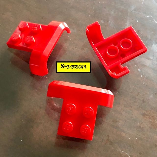 LEGO PARTS 6170382 - Mudguard 3x4 with Plate No. 1 Bright Red