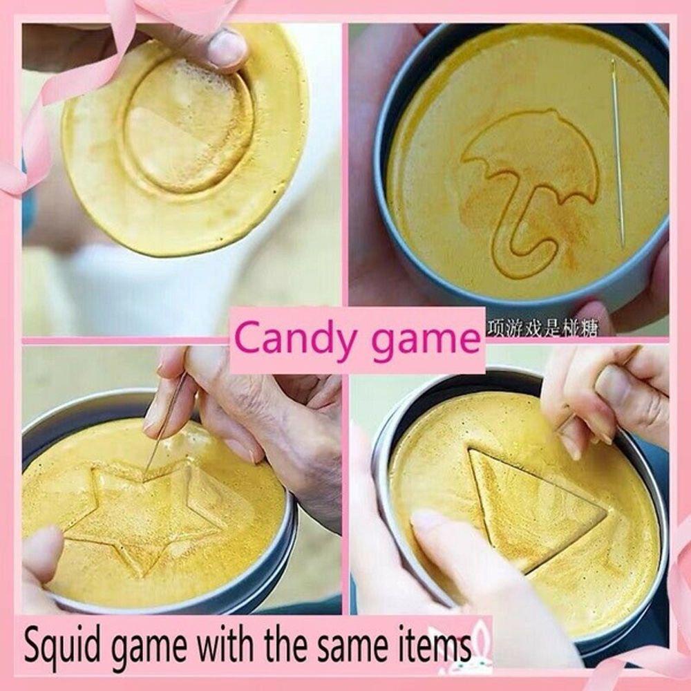 Needway Cookie Pemotong Biskuit Anak Laki-Laki Anak Payung Segitiga Pun Permen Film Alat Peraga Cosplay Squid Game