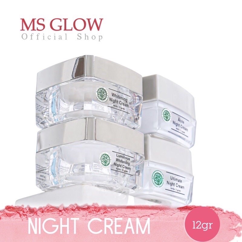 MSGLOW NIGHT CREAM ORIGINAL BPOM