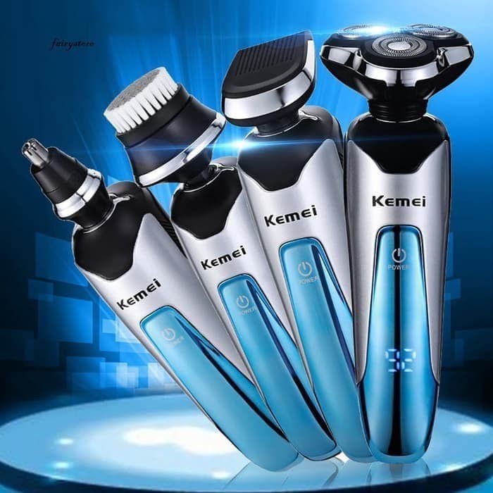 Kemei KM-5390 4 in 1 electric shaver washable nose hair trimmer