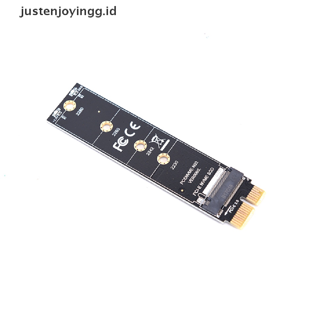 // justenjoyingg.id // Pcie To M2 Adapter Nvme Ssd M2 Pcie X1 Raiser Pci-E Pci Express M Key Connector ~