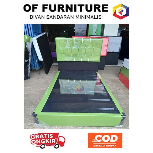 Divan/dipan + sandaran tempat tidur 140x200