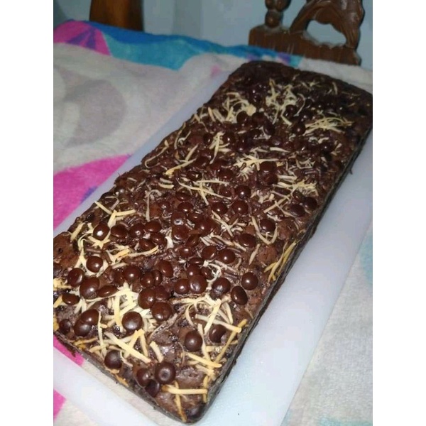 

fudgy brownies //brownies panggang //homemade //20*10 //free buble wrap 20 pembeli pertama