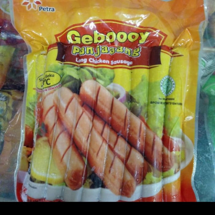 

Gebooy sosis ayam panjang