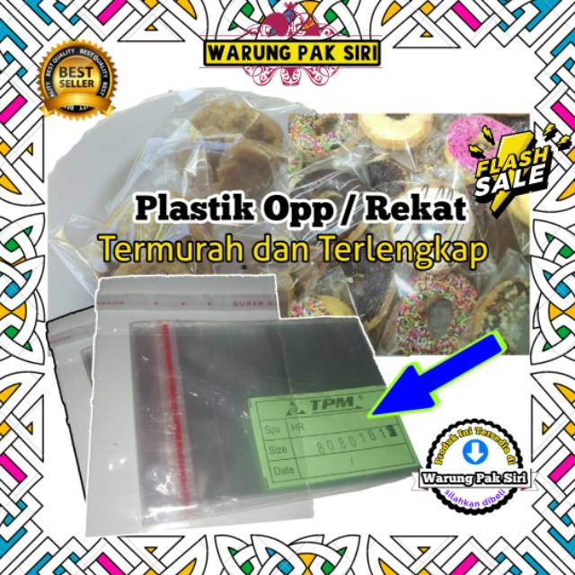 

Plastik Opp seal rekat Plastik kemasan kue