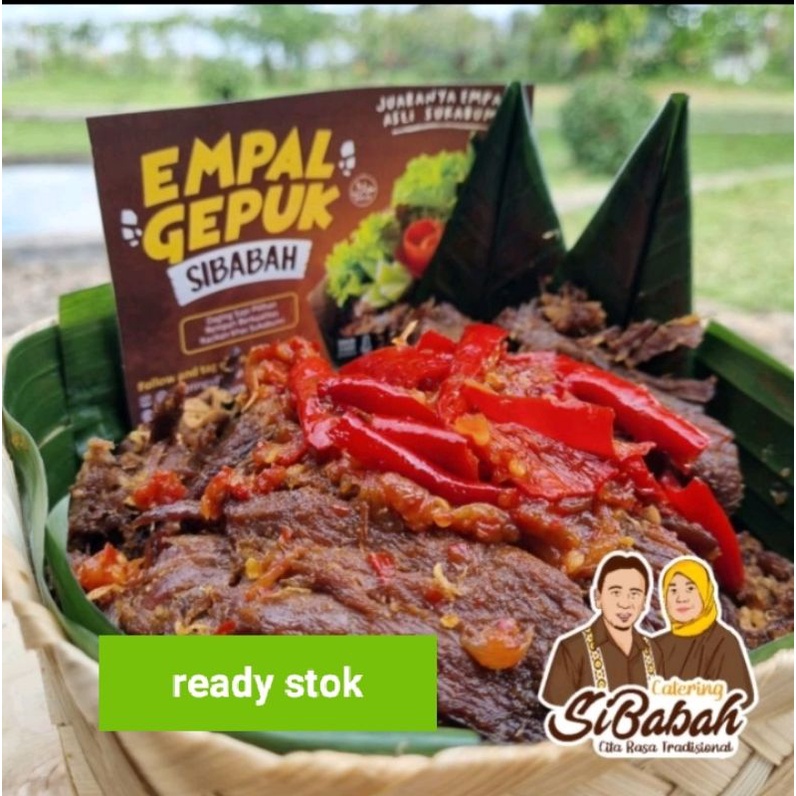 Empal Gepuk sibabah khas asli Sukabumi 400GR bersih