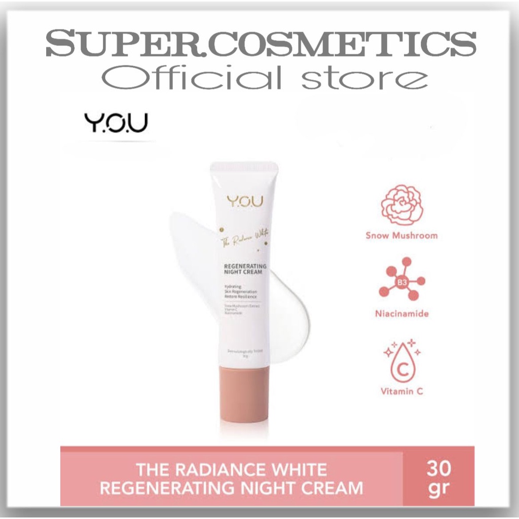 YOU The Radiance White Regenerating Night Cream 30g