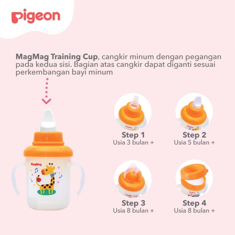 Pigeon Feeding Set with Training Cup System Perlengkapan Makan Bayi