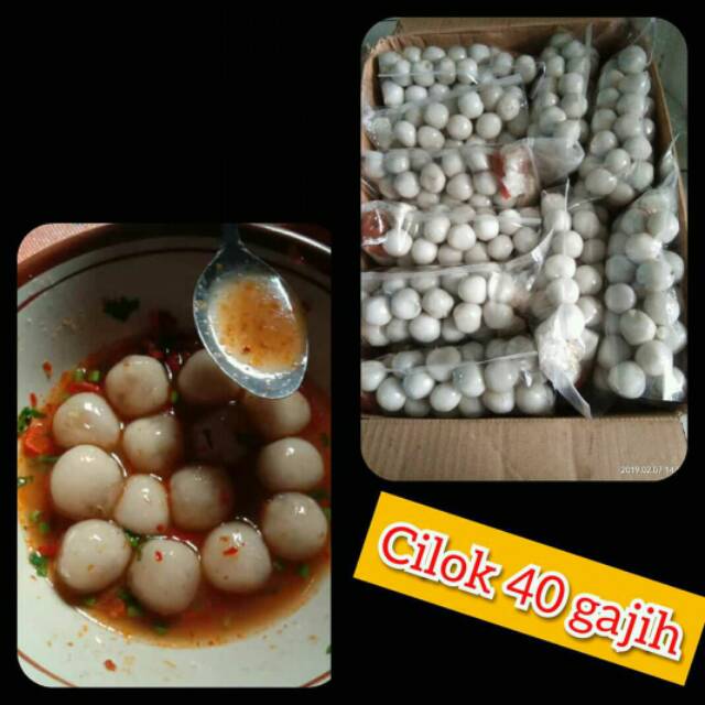 

Cilok gajih Cilok mentah
