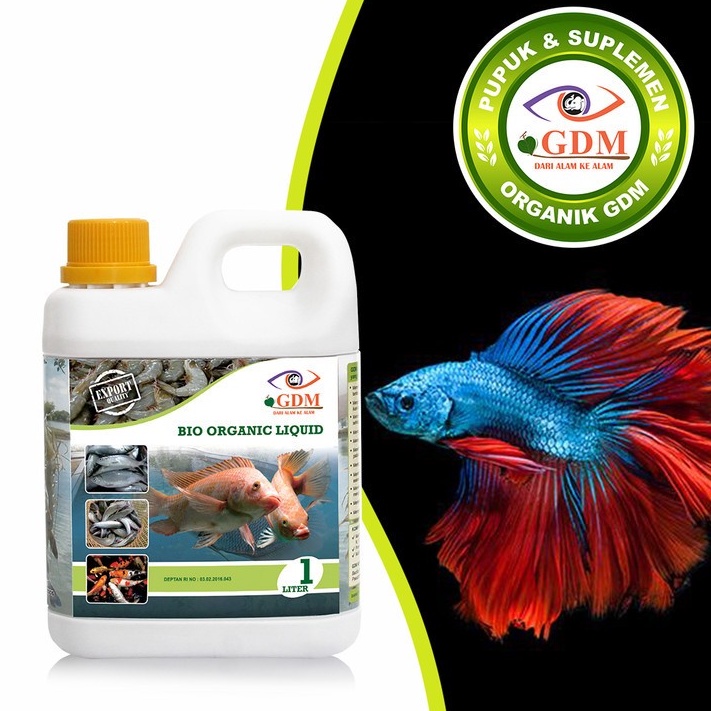 Suplemen Ikan Cupang Organik GDM 1 liter