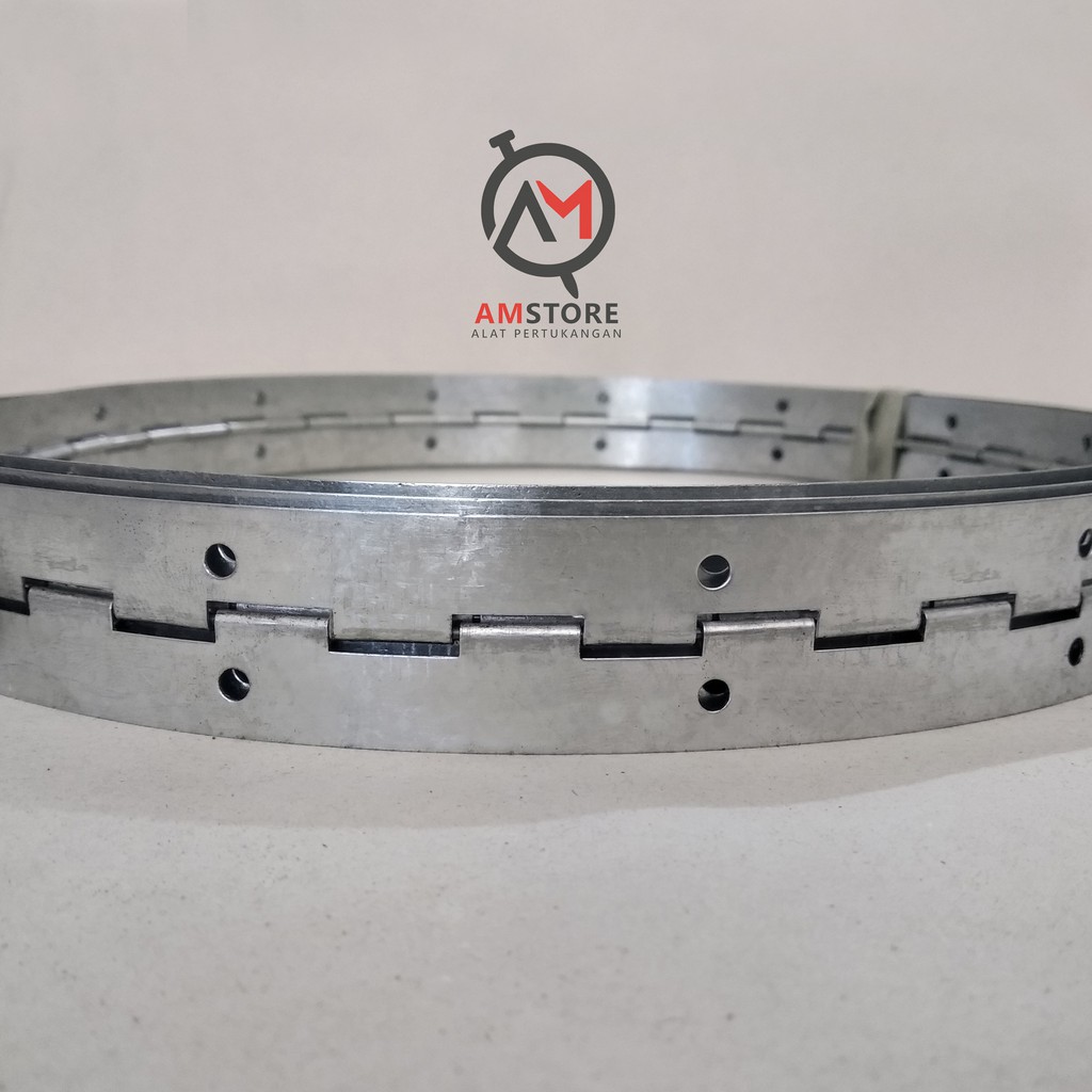 Engsel Piano Galvanis Tahan Karat - Engsel Pintu Lemari Panjang 3,5m