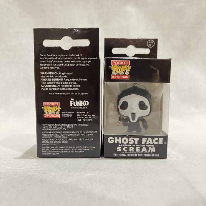 POCKET POP KEYCHAIN SCREAM GHOST FACE FUNKO