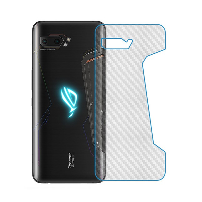 3 in 1 Pelindung Layar + Soft case Airbag Anti Crack Asus ROG Phone 3