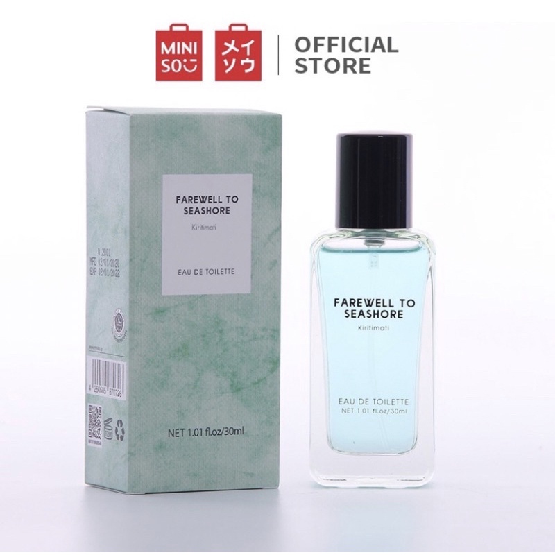 [Share In Bottle] Miniso Parfum Pria Farewell to Seashore Kiritimati Wanita Unisex Perfume Original 