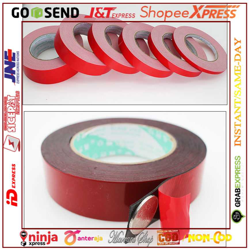 

[PROMO BISA COD❤] NIKTO Tape Lakban Double Tape 3M Foam Serba Guna Size 10m