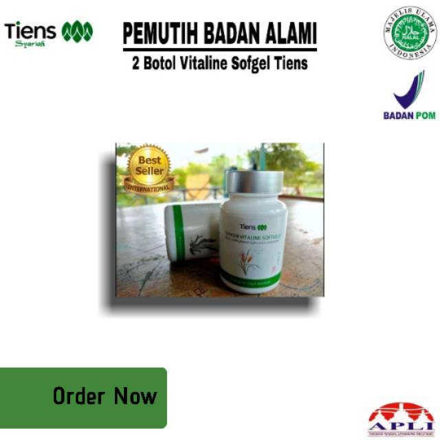 Pemutih Badan | Vitaline sofgel tiens | Vitaline original