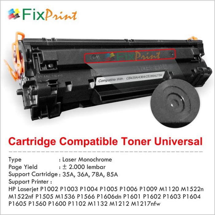 Cartridge Toner Compatible HP CE285A 85A 35a  Canon 325 Printer P1102 P1102W P1005 P1006 M1132