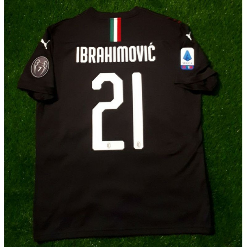 Jersey AC Milan Original 2019 2020 3rd Bnwt Ibrahimovic Seri A Patch