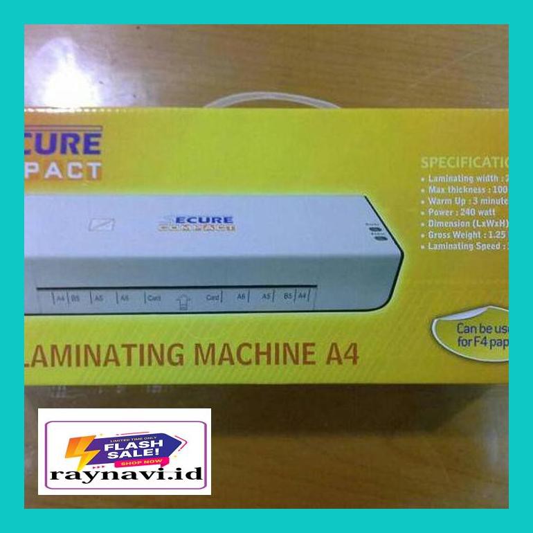 

M1Ksdray Secure Compact A4 - Mesin Laminating / Alat Press Rayjgmik