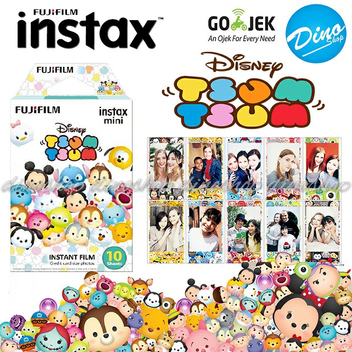 Fujifilm Refill Instax Mini Film Disney Tsum Tsum - 10 Lembar